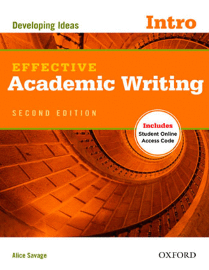 EFFECTIVE ACADEMIC WRITING 2ND EDITION INTRO STUDENT'S BOOK WITH ONLINE PRACTICE