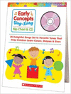 EARLY CONCEPTS SING-ALONG FLIP CHART & CD: 25 DELIGHTFUL SONGS SET TO FAVORITE TUNES THAT HELP CHILDREN LEARN COLORS, SHAPES & SIZES; GRADES PREK-1 (INGLÉS) ENCUADERNACIÓN EN ESPIRAL