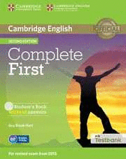 COMPLETE FIRST STUDENT'S BOOK WITHOUT ANSWERS WITH CD-ROM WITH TESTBANK 2ND EDIT