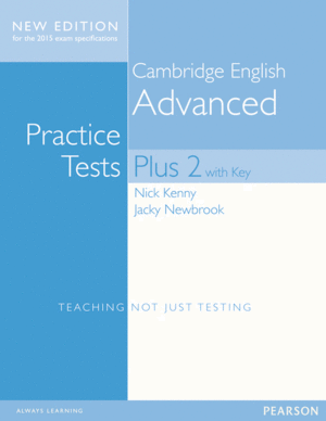 CAMBRIDGE ADVANCED VOLUME 2 PRACTICE TESTS PLUS NEW EDITION STUDENTS' BOOK WITH