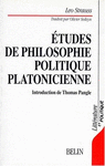 ÉTUDES DE PHILOSOPHIE POLITIQUE PLATONICIENNE