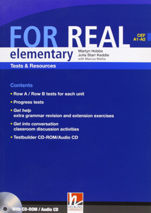 FOR REAL ELEMENTARY TEST RESOURCE+CD+CDR