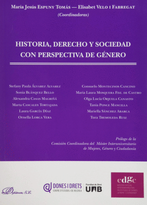HISTORIA, DERECHO Y SOCIEDAD CON PERSPECTIVA DE GÉNERO