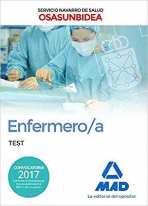 ENFERMERO/A DEL SERVICIO NAVARRO DE SALUD-OSASUNBIDEA. TEST