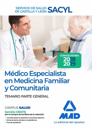 MÉDICO ESPECIALISTA EN MEDICINA FAMILIAR Y COMUNITARIA DEL SERVICIO DE SALUD DE