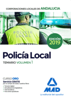 POLICÍA LOCAL DE ANDALUCÍA. TEMARIO VOLUMEN 1