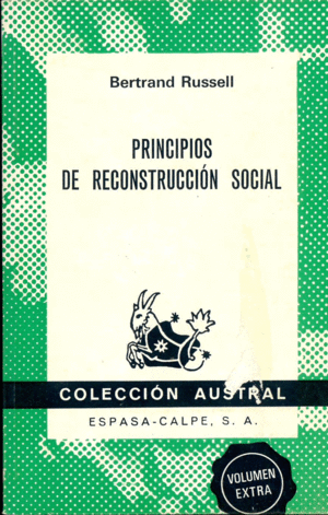 PRINCIPIOS DE RECONSTRUCCIÓN SOCIAL