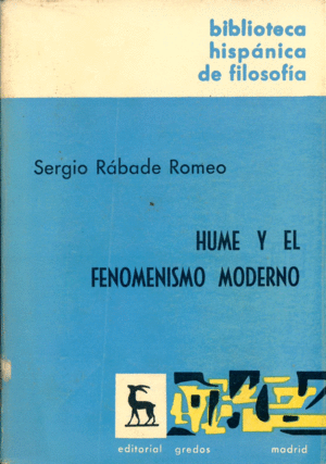HUME Y EL FENOMENISMO MODERNO