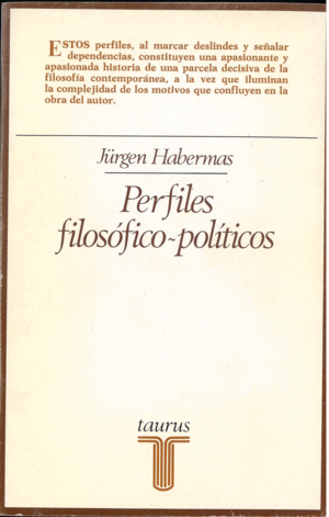 PERFILES FILOSÓFICOS-POLÍTICOS