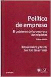 POLITICA DE EMPRESA 8ªED GOBIERNO EMPRESA NEGOCIOS