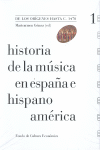 HISTORIA DE LA MUSICA EN ESPAÑA E HISPANOAMÉRICA 1. DE LOS ORÍGENES HASTA C. 1470