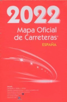 MAPA OFICIAL DE CARRETERAS 2022. ESPAÑA.