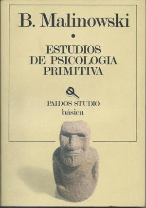 ESTUDIOS DE PSICOLOGÍA PRIMITIVA