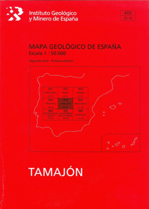 MAPA GEOLÓGICO DE ESPAÑA. E 1:50.000. HOJA 459, TAMAJÓN