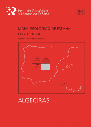 MAPA GEOLÓGICO DE ESPAÑA ESCALA 1:50.000. HOJA 1078, ALGECIRAS