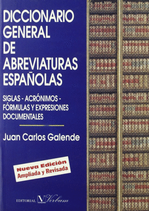 DICCIONARIO GENERAL DE ABREVIATURAS ESPAÑOLAS