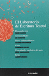 III LABORATORIO DE ESCRITURA TEATRAL