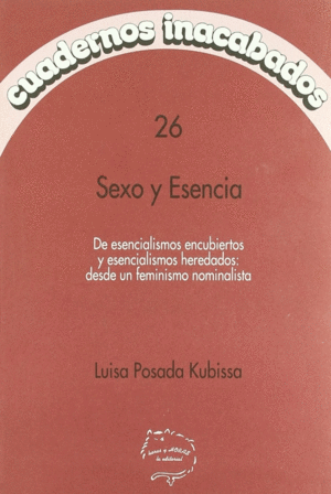 SEXO Y ESENCIA