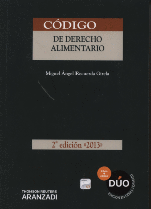 CÓDIGO DE DERECHO ALIMENTARIO (PAPEL + E-BOOK)