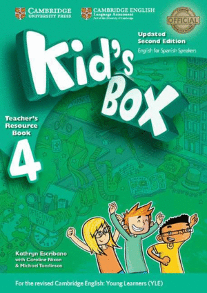 KID'S BOX LEVEL 4 TEACHER'S RESOURCE BOOK WITH AUDIO CDS (2) UPDATED ENGLISH FOR