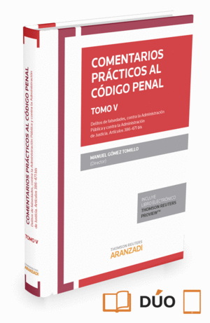 COMENTARIOS PRÁCTICOS AL CÓDIGO PENAL. TOMO V (PAPEL + E-BOOK)