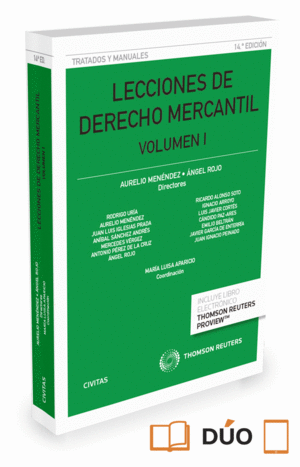LECCIONES DE DERECHO MERCANTIL VOLUMEN I (PAPEL + E-BOOK)