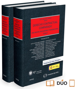 DERECHO CONTRACTUAL COMPARADO (2 TOMOS) (PAPEL + E-BOOK)