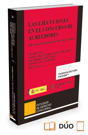 LAS EJECUCIONES EN EL CONCURSO DE ACREEDORES  (PAPEL + E-BOOK)