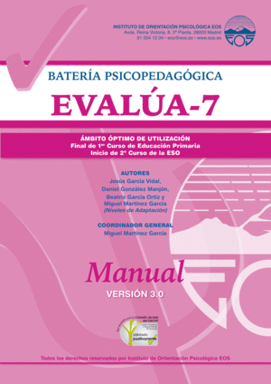 MANUAL EVALÚA 7. VERSIÓN 3.0