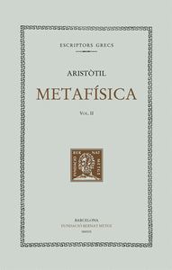 METAFISICA. VOL.II. LLIBRES VIII - XIV