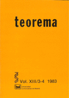 TEOREMA VOL XIII/3-4 1983