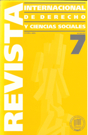 REVISTA INTERNACIONAL DE DERECHO Y CIENCIAS SOCIALES N7