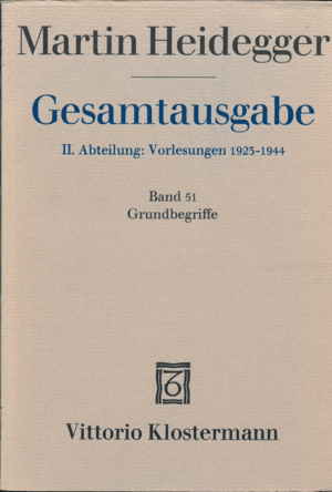 GESAMTAUSGABE II. ABTEILUNG VORLESUNGEN 1923 - 1944