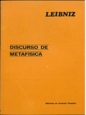 DISCURSO DE METAFÍSICA